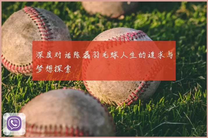 深度对话陈磊羽毛球人生的追求与梦想探索
